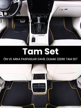RENAULT CAPTUR 1 (2013-2019) Uyumlu EVA Paspas Tam Set–Araca Özel,Oto Paspas 3455