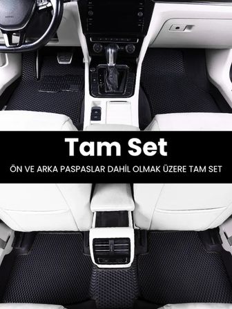 RENAULT FLUENCE (2009-2014) Uyumlu EVA Paspas Tam Set–Oto Paspas,Araca Özel 3598