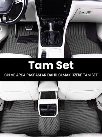 RENAULT MEGANE 4 HATCHBACK (2016-2025) Uyumlu EVA Paspas Tam Set–Oto Paspas,Araca Özel 3795