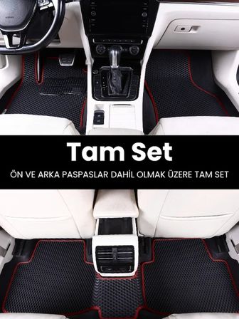 RENAULT MEGANE 4 SEDAN (2016-2025) Uyumlu EVA Paspas Tam Set–Oto Paspas,Araca Özel 3816