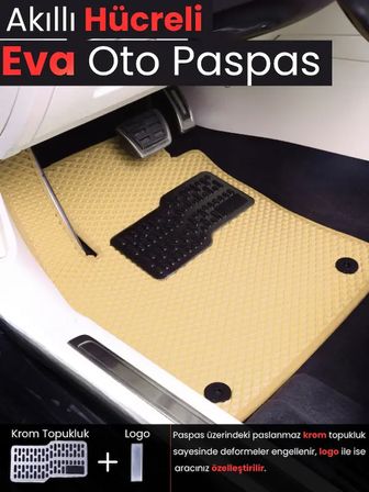 SEAT LEON 5F (2013-2020) Uyumlu EVA Paspas Tam Set–Oto Paspas,Araca Özel,Kolay Montaj 4168