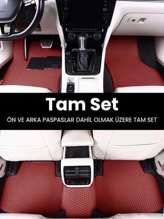 SEAT LEON HYBRİD (2020-2024) Uyumlu EVA Paspas Tam Set–Oto Paspas,Araca Özel,Kolay Montaj 4187