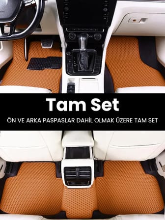 SKODA ROOMSTER (2006-2015) Uyumlu EVA Paspas Tam Set–Oto Paspas,Araca Özel,Kolay Montaj 4491