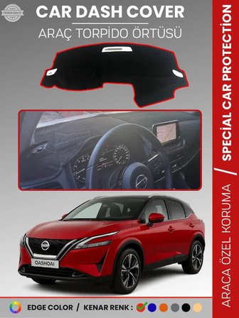 NİSSAN QASHQAİ J12 (2021-2025) Torpido Örtüsü Ön Göğüs Koruma Araca Özel Çatlamayı Önler Kaymaz