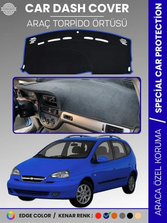CHEVROLET REZZO (2000-2011) Torpido Örtüsü Ön Göğüs Koruma Çatlamayı Engeller Tam Uyum