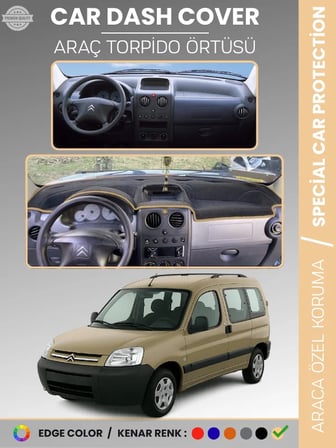 CITROEN BERLİNGO (1996-2006) Torpido Örtüsü Ön Göğüs Torpido Koruma Çatlamayı Engeller Tam Uyum