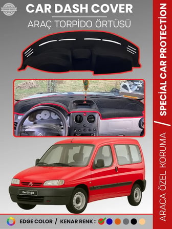 CITROEN Berlingo (1996-2001) Torpido Örtüsü Ön Göğüs Torpido Koruma Çatlamayı Engeller Tam Uyum