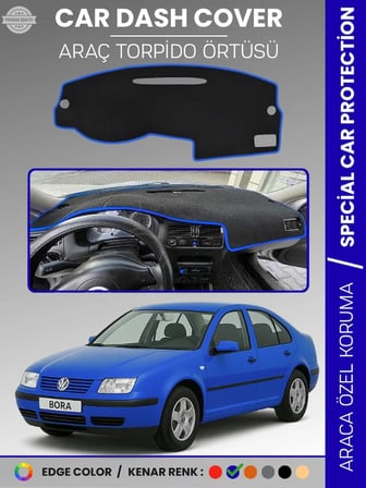 VOLKSWAGEN BORA (1997-2003) Torpido Örtüsü Ön Göğüs Koruma Torpido Koruma Tam Uyum Çatlamayı Önler