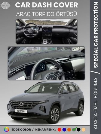 HYUNDAI TUCSON NX4 (2021-2024) Torpido Örtüsü Ön Göğüs Koruma Torpido Koruma Tam Uyum Uv Koruma 2722