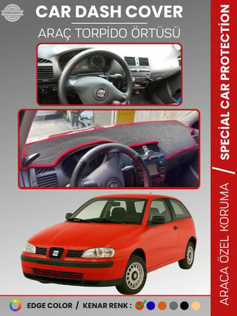 SEAT İBİZA (1998-2001) Torpido Örtüsü Panel Halı Koruma Tam Uyum Çatlamayı Önler Hızlı Montaj
