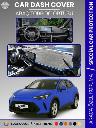 Toyota CHR (2024+) Torpido Örtüsü Ön Göğüs Halısı Torpido Koruma Tam Uyum Çatlamayı Önler Kaymaz 3074