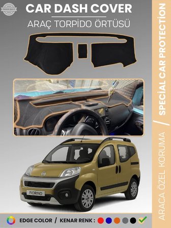 FIAT FİORİNO (2007-2024) Torpido Örtüsü Ön Göğüs Koruma Tam Uyum Çatlamayı Önler