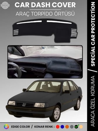 FIAT TEMPRA ANALOG MODEL DİJİTAL EKRAN Torpido Örtüsü Araca Özel Tam Uyum Kaymaz Kolay Montaj