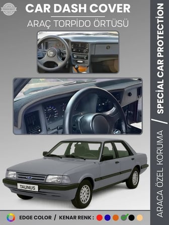 FORD TAUNNUS (1986-1994) Torpido Örtüsü Ön Göğüs Koruma Torpido Koruma Çatlamayı Engeller Tam Uyum