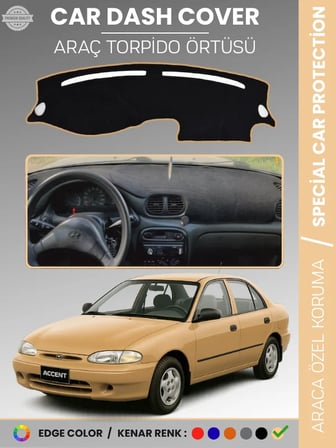 HYUNDAİ ACCENT YUMURTA KASA (1993-1999) Torpido Örtüsü Torpido Koruma Çatlamayı Engeller Tam Uyum