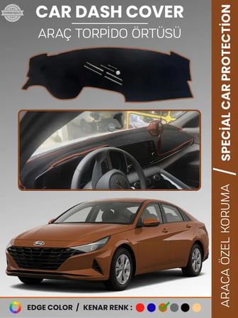HYUNDAİ ELANTRA (2021+) Torpido Örtüsü Ön Göğüs Halı Araca Özel Çatlamayı Önler Kaymaz Kolay Montaj