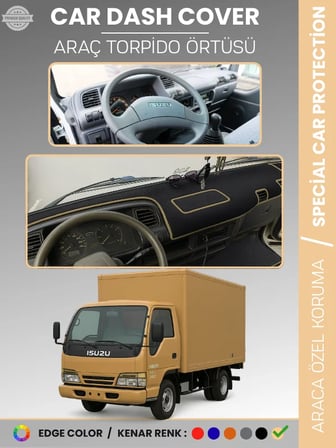 ISUZU NKR WIDE (1997-2005) EKRANSIZ Torpido Ön Panel Torpido Koruma Çatlamayı Engeller Tam Uyum