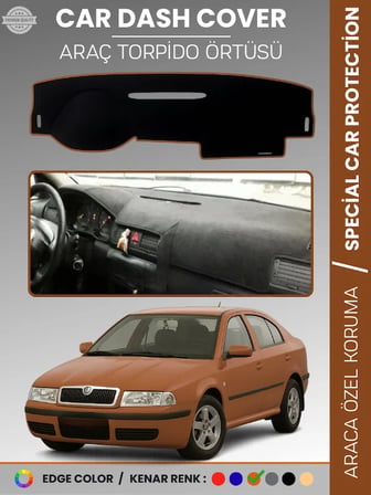SKODA OCTAVİA (2001-2004) Torpido Örtüsü Ön Göğüs Halı Torpido Koruma Birebir Uyum Kaymaz UV Koruma 8898