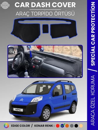 CITROEN NEMO (2007-2020) Torpido Örtüsü Ön Göğüs Koruma Torpido Koruma Çatlamayı Engeller Tam Uyum 4070