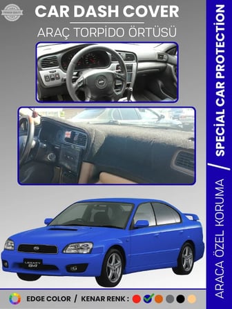 SUBARU LEGACY B4 (1998-2003) Torpido Örtüsü Ön Göğüs Halı Torpido Koruma Tam Uyum Kaymaz UV Koruma 7711