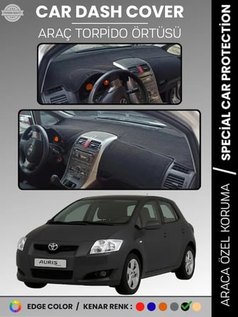 TOYOTA AURİS (2006-2012) Torpido Örtüsü Ön Göğüs Halı Torpido Koruma Tam Uyum UV Koruma Kolay Montaj 8142
