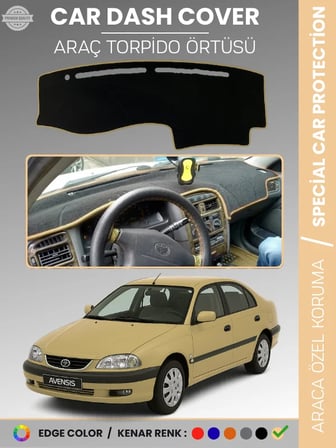 TOYOTA AVENSİS T220 (1997-2002) Torpido Örtüsü Ön Göğüs Halı Torpido Koruma Tam Uyum UV Koruma  2962