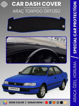 TOYOTA CARİNA-CORONA T190 AİRBAGLİ (1991-1997) Torpido Örtüsü Ön Göğüs Halı Tam Uyum  1651