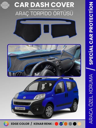 FIAT FİORİNO (2007-2024) Torpido Örtüsü Ön Göğüs Koruma Tam Uyum Çatlamayı Önler  9433