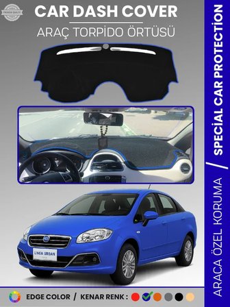 FIAT Linea Urban (2015-2021) Torpido Örtüsü Ön Göğüs Torpido Koruma Tam Uyum Kaymaz Kolay Montaj 9883
