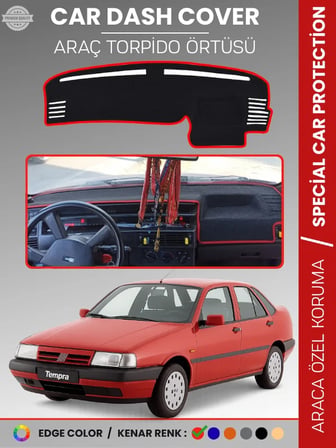 FIAT TEMPRA (1992-1997) DİJİTAL EKRANLI Torpido Örtüsü Araca Özel Çatlamayı Önler  1216