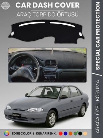HYUNDAİ ACCENT YUMURTA KASA (1993-1999) Torpido Örtüsü Torpido Koruma Çatlamayı Engeller Tam Uyum 6627