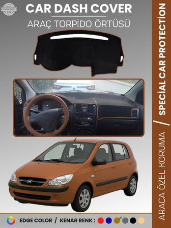 HYUNDAİ GETZ (2002-2011) Torpido Panel Torpido Koruma Araca Özel Çatlamayı Önler Kaymaz Kolay Montaj 6361