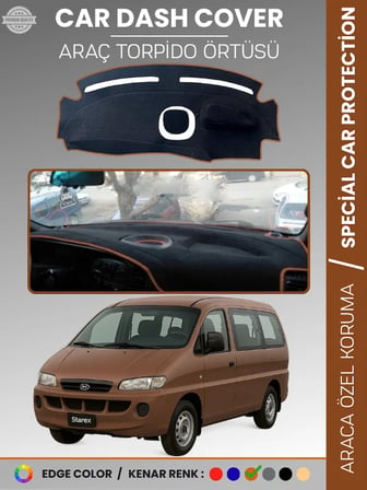 HYUNDAİ STAREX (1997-2007) Torpido Örtüsü Ön Göğüs Tam Uyum Çatlamayı Önler Kaymaz Kolay Montaj 6741