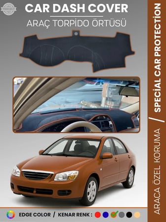 KİA CERATO (2004-2008) Torpido Örtüsü Ön Panel Torpido Koruma Tam Uyum Tam Uyum Kaymaz Kolay Montaj 6105