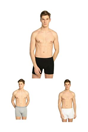 Tutku 6 Adet Karışık Renk Likralı Boxer