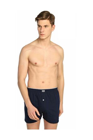 Tutku 2 Adet Lacivert Renk Havlu Bel Boxer