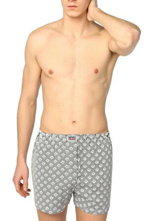 Sedef 3 Adet Penye Desenli Boxer
