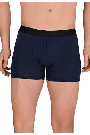 Berrak 3 Adet Lacivert Renk Modal Boxer