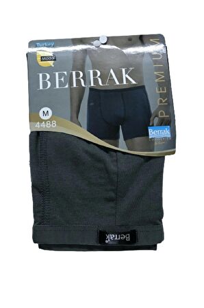 Berrak 2 Adet Füme Renk İnce Kemerli Modal Boxer