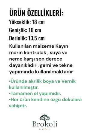 El Yapımı Ahşap Kuş Yuvası Dekoratif Kuş Evi Bahçe Balkon Dekorasyon Kayın Ağacı Vernikli Pembe beya