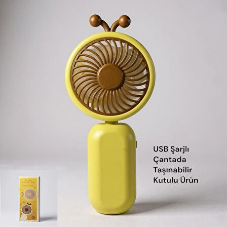 USB Şarjlı El Fanı I Mini Taşınabilir Fan I Yaz Serinleticisi I Vantilatör I Taşınabilir Fan Soğutuc