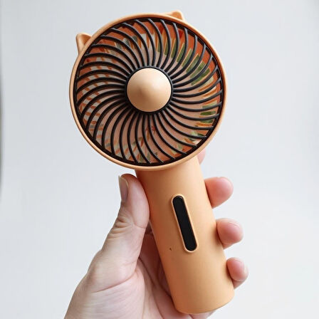 Summer USB Şarjlı El Fanı I Taşınabilir Mini Fan I Yaz Serinleticisi I Vantilatör I Telefon Stantlı