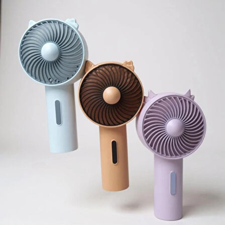 Summer USB Şarjlı El Fanı I Taşınabilir Mini Fan I Yaz Serinleticisi I Vantilatör I Telefon Stantlı