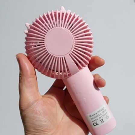 Summer USB Şarjlı El Fanı I Mini Taşınabilir Fan I Yaz Serinleticisi I Vantilatör I Telefon Standlıı