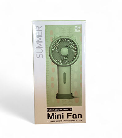 Summer USB Şarjlı El Fanı I Mini Taşınabilir Fan I Yaz Serinleticisi I Vantilatör I Telefon Standlıi