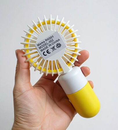 Handheld USB Şarjlı El Fanı I Mini Taşınabilir Fan I Yaz Serinleticisi I Vantilatör  Telefon Standlı