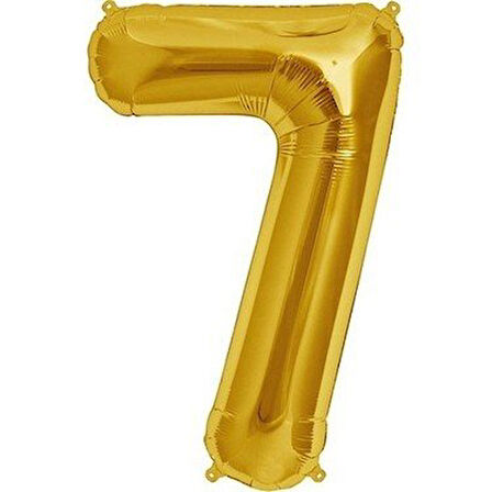 Brokoli Home 7 Numara Folyo Gold Balon, Folyo Altın Balon 100cm 40İnç