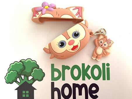 Brokoli Home Airpods Pro-Pro 2.nesil uyumlu 3d Kopçalı Kulaklık Kılıfı