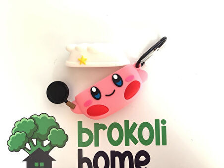 Brokoli Home Airpods Pro-Pro 2.nesil uyumlu 3d Kopçalı Kulaklık Kılıfı Aşçıbaşı