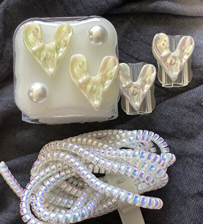 Brokoli Home iPhone 18W/20W Uyumlu Şarj Kılıfı, Şarj Kablosu Örme Aparatı, Kablo Koruyucu Aparatı,Bk